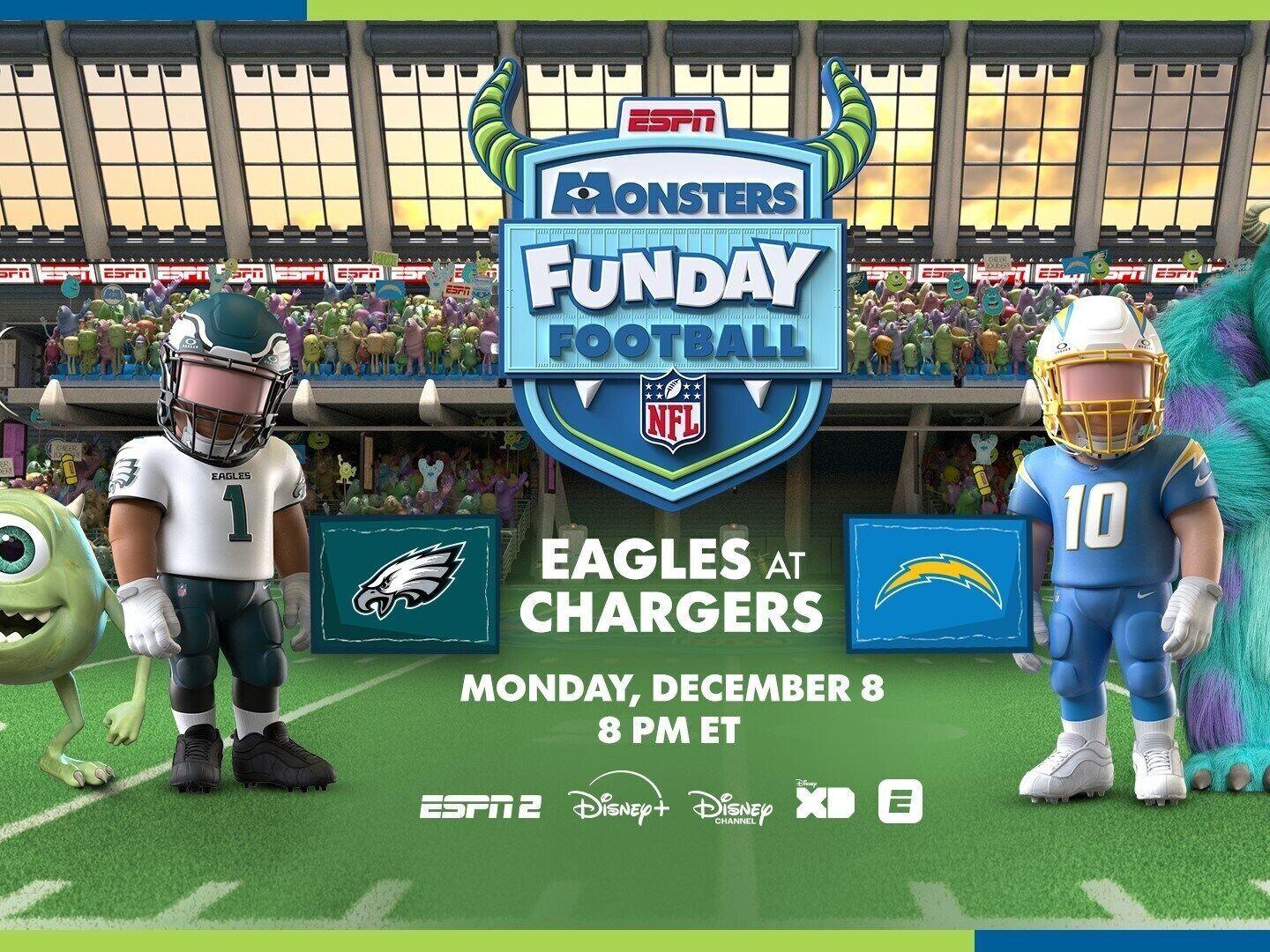 Sony's Beyond Sports and ESPN Expand Collaboration to Bring Additional Animated Telecasts to NFL, NHL, NBA, and WNBA Fans in 2025/26 season, starting with Monsters Funday Football